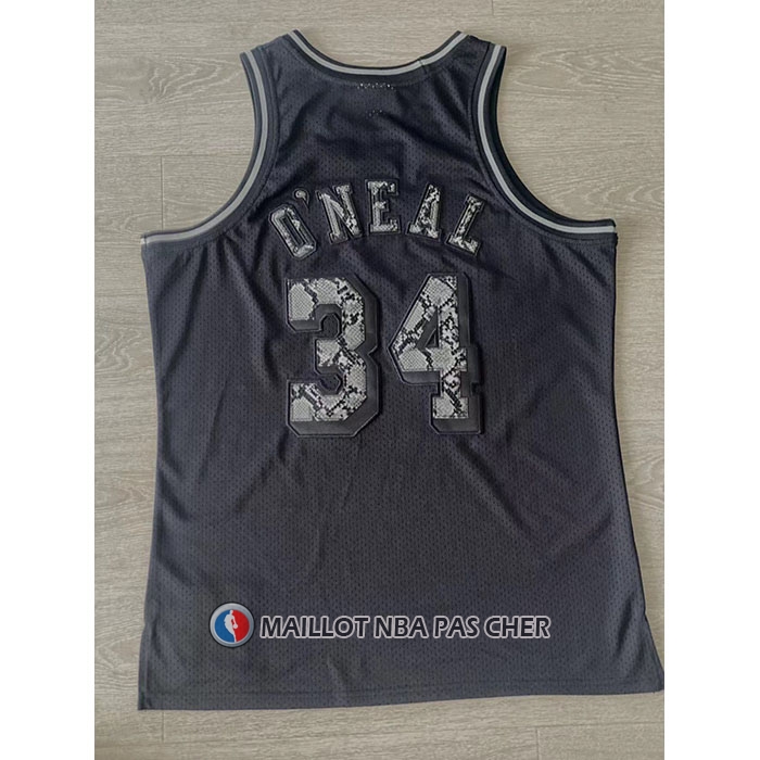 Maillot Los Angeles Lakers Kobe Bryant NO 34 Swingman Mitchell & Ness 1996-97 Noir